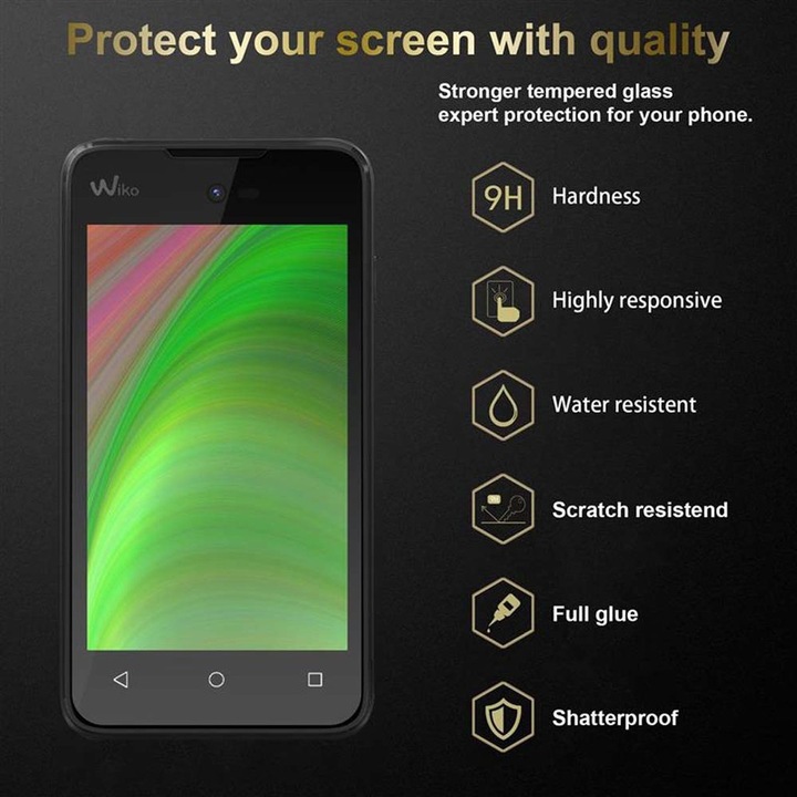 Produktbild Cadorabo Displayschutzglas (1 Stück, Wiko Sunny)