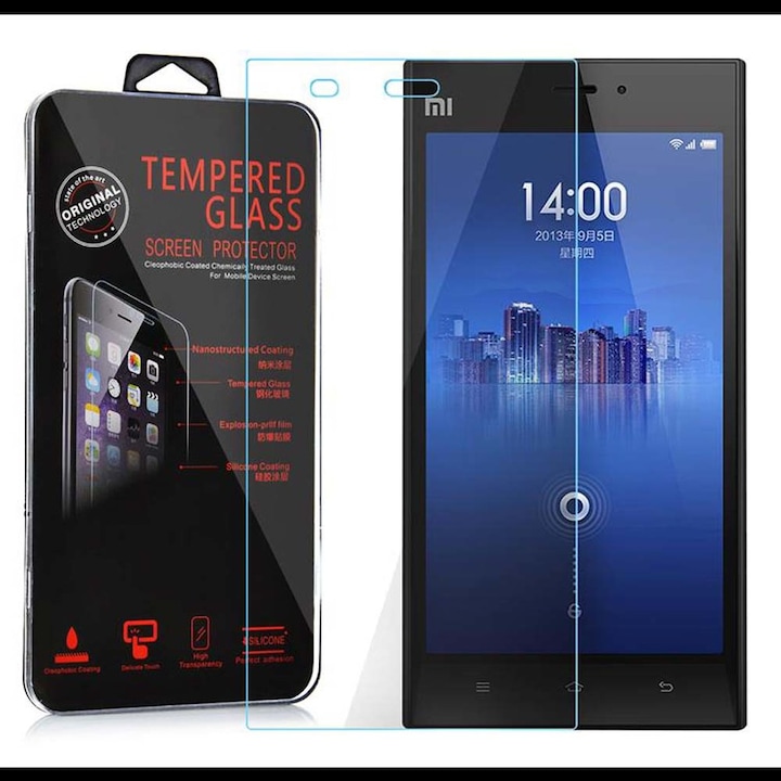 Actual product image Cadorabo Display protection glass (1 Piece, Mi3)