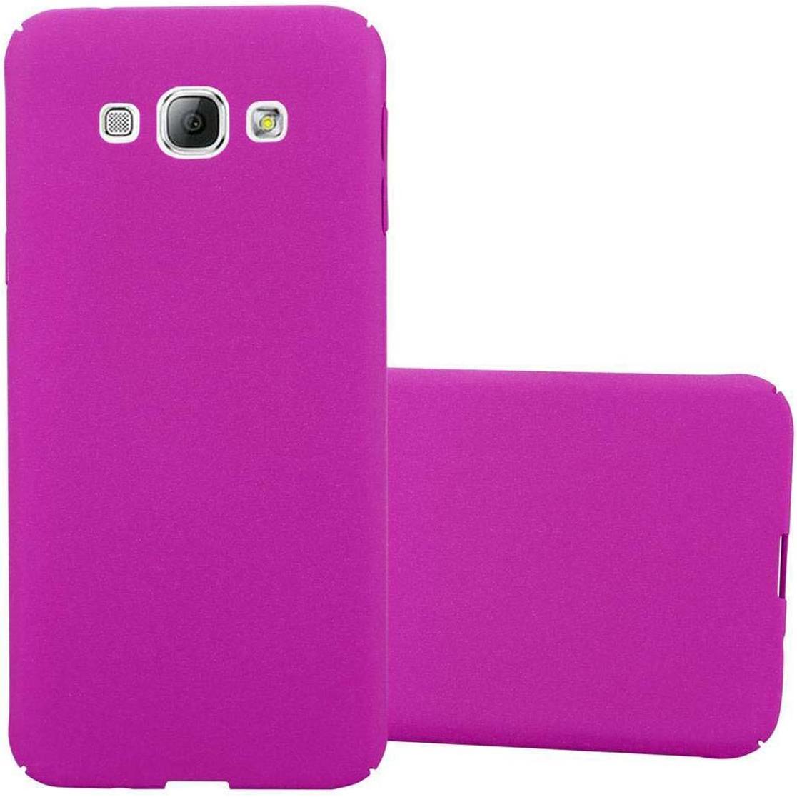 Cadorabo Hard Cover Frosty Cover (Samsung Galaxy A8 (2018)), Smartphone Hülle, Pink