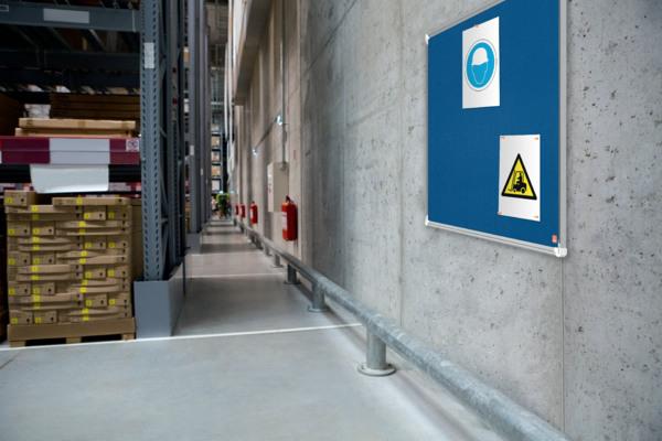 Image du produit Nobo Tableau en feutre Premium Plus 1915191 bleu, 120x150cm (Tableau d'affichage, 150 x 120 cm)