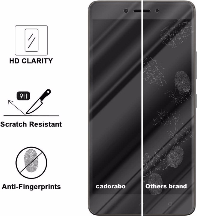 Actual product image Cadorabo Display protection glass (1 Piece, Lenovo K6 Note)