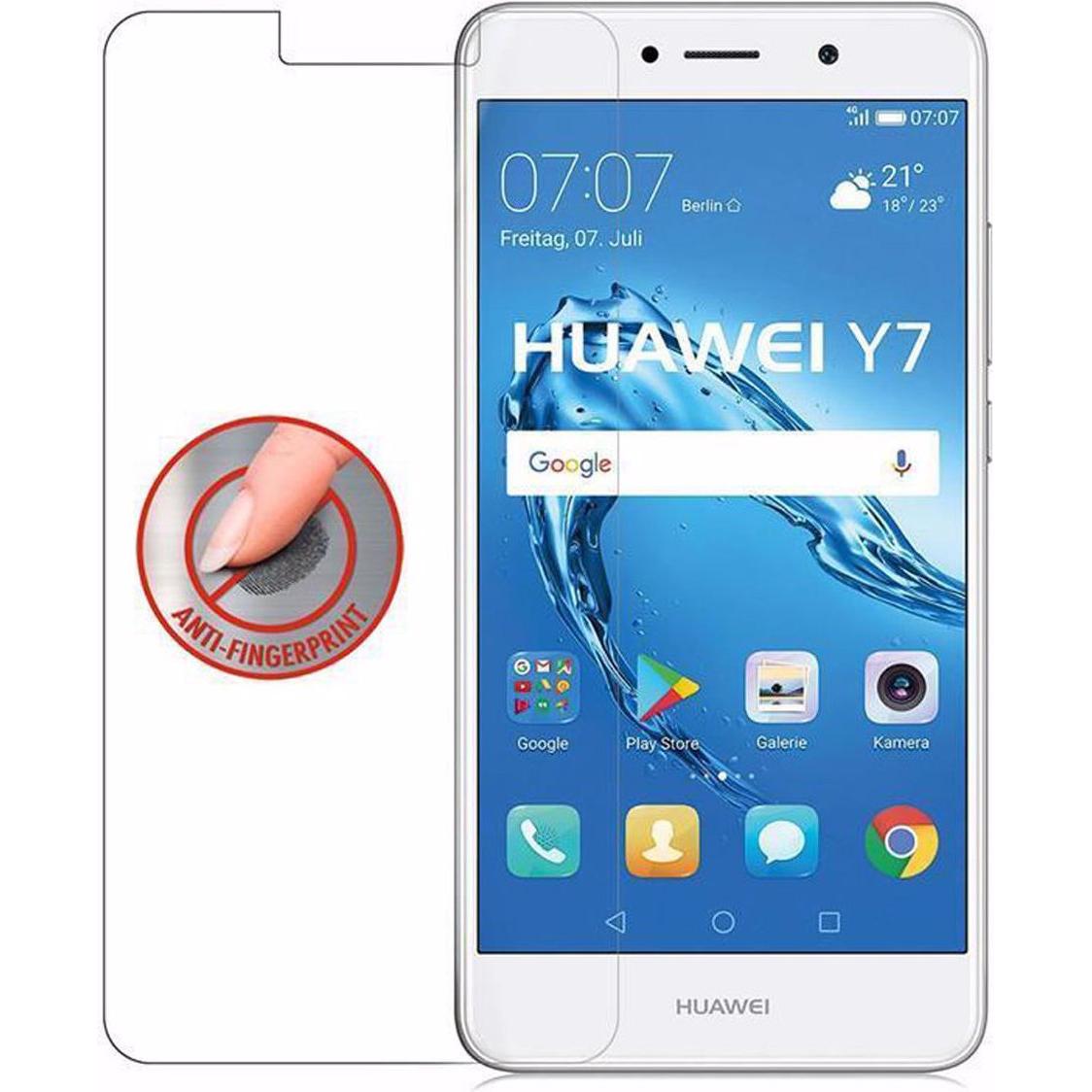 Thumbnail - Cadorabo Displayschutzglas (1 Stück, Huawei Y7 (2017)), Smartphone Schutzfolie, Transparent