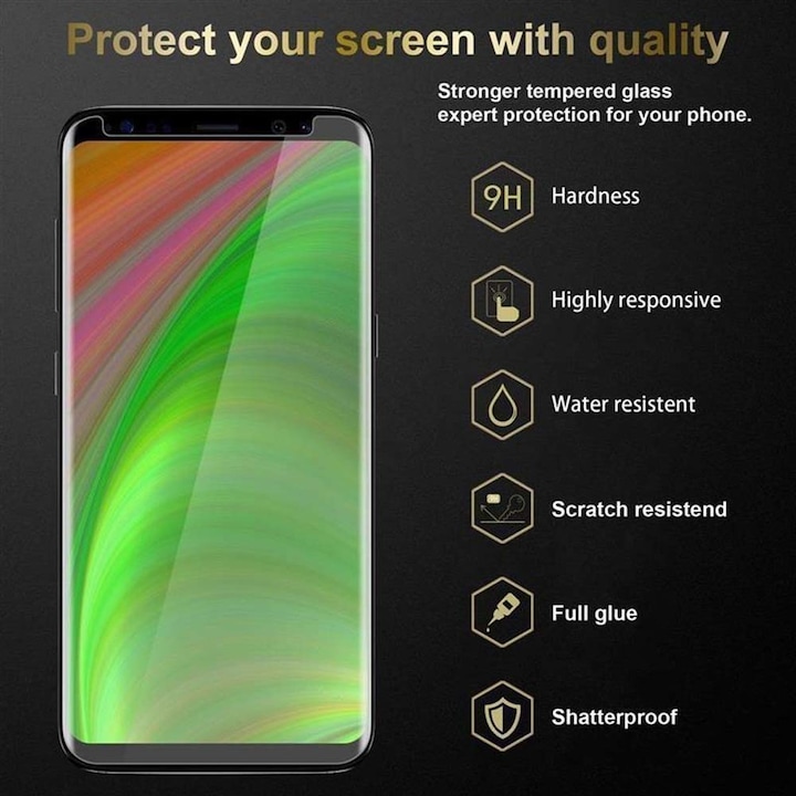 Produktbild Cadorabo Displayschutzglas (1 Stück, Samsung Galaxy S9+)