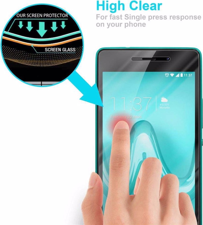 Produktbild Cadorabo Displayschutzglas (1 Stück, Wiko Tommy)