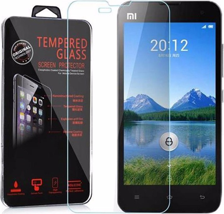 Actual product image Cadorabo Display protection glass (1 Piece, Xiaomi Mi 2)