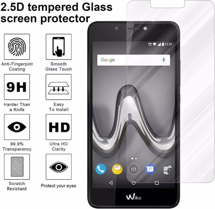 Produktbild Cadorabo Displayschutzglas (1 Stück, Wiko Tommy 2 Plus)