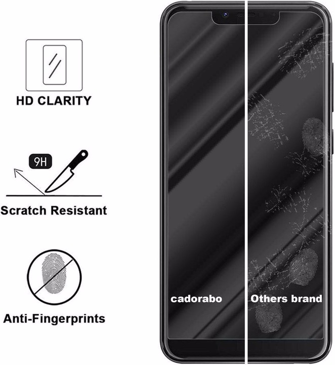 Produktbild Cadorabo Displayschutzglas (1 Stück, Wiko View 2 Go)