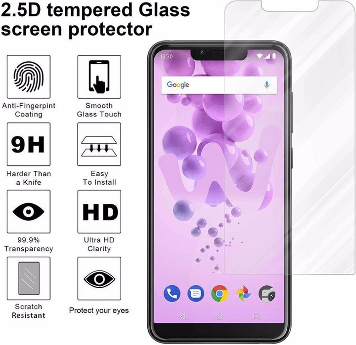 Produktbild Cadorabo Displayschutzglas (1 Stück, Wiko View 2 Go)
