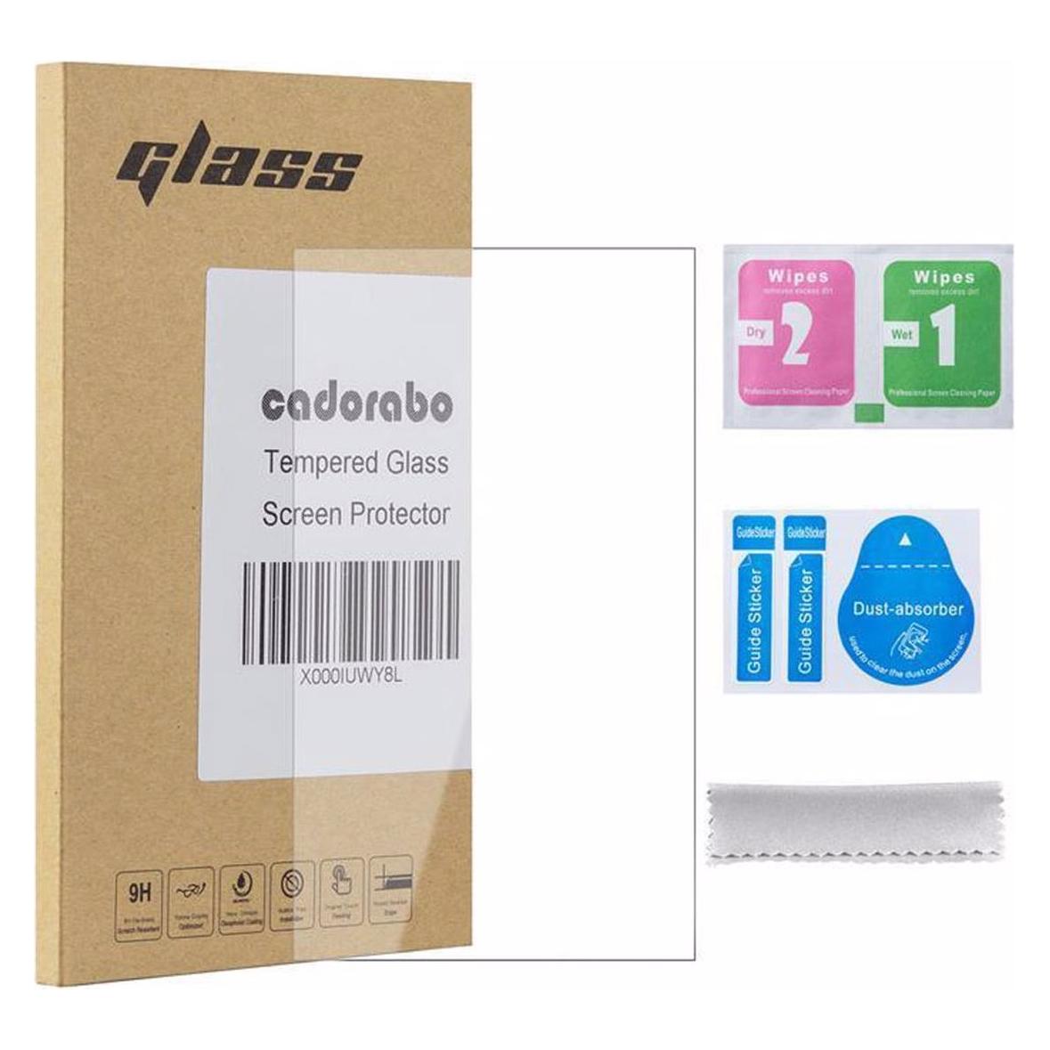 Cadorabo Vidrio templado 3X compatible con HTC Desire 19+ de alta transparencia, paquete de 3 protectores de pantalla 3D Touch compatible con dureza 9H, protector de pantalla a prueba de balas