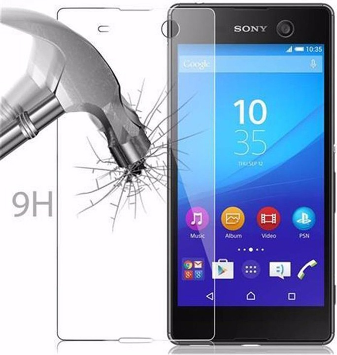 Actual product image Cadorabo Display protection glass (1 Piece, Sony Xperia M5)