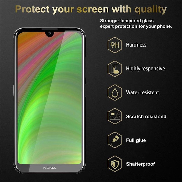 Produktbild Cadorabo Displayschutzglas (1 Stück, Nokia 2.2)