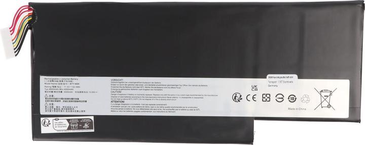 Produktbild AccuCell Akku passend für MSI GF63, GF75, GF75 8RD Serie, ersetzt MSI BTY-M6K Akku, 11,4V 4600mAh (4600 mAh)