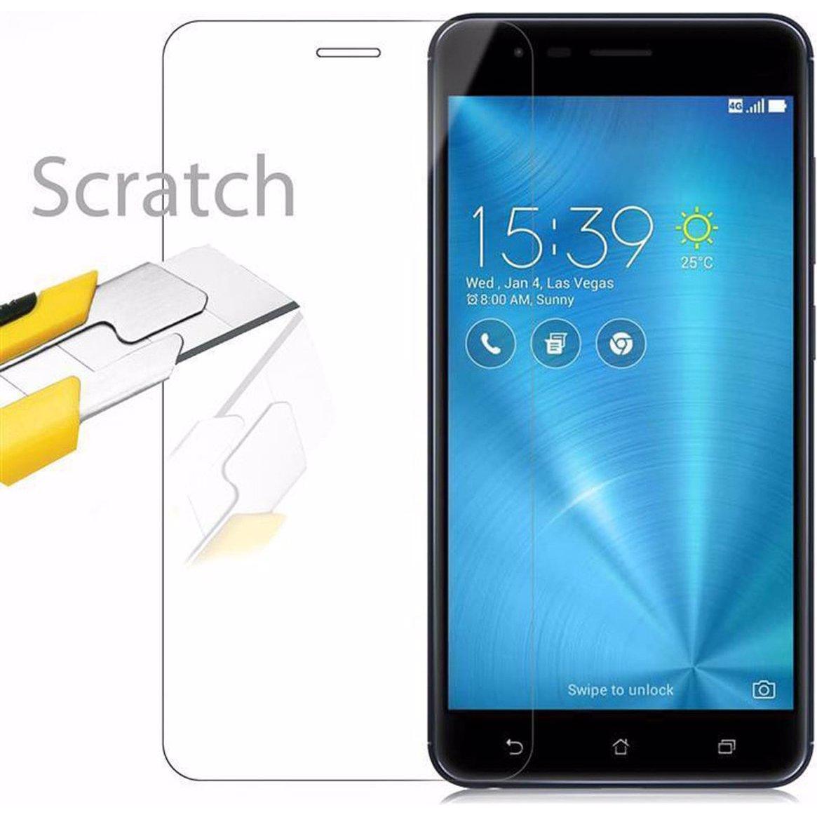 Thumbnail - Cadorabo Displayschutzglas (1 Stück, Asus ZenFone Zoom S), Smartphone Schutzfolie, Transparent