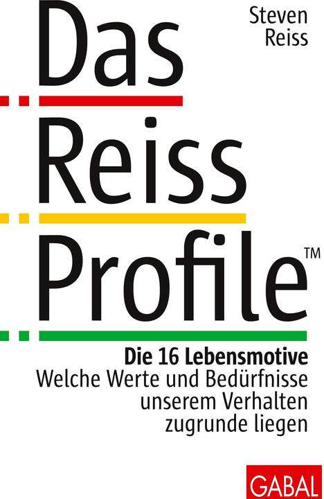 Nährwerte und Zutaten Das Reiss Profile (Deutsch, Steven Reiss, 2021)