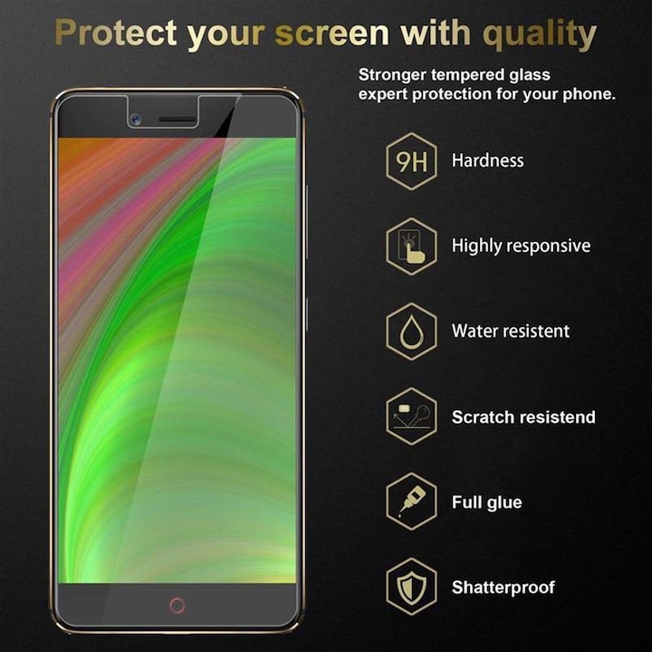 Produktbild Cadorabo Displayschutzglas (1 Stück, ZTE Nubia Z17 Mini)