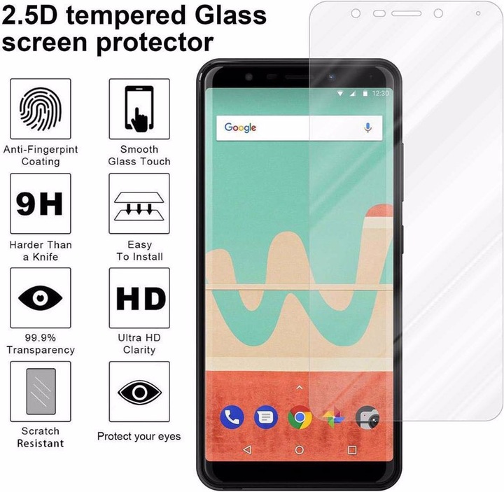 Produktbild Cadorabo Displayschutzglas (1 Stück, Wiko View Go)