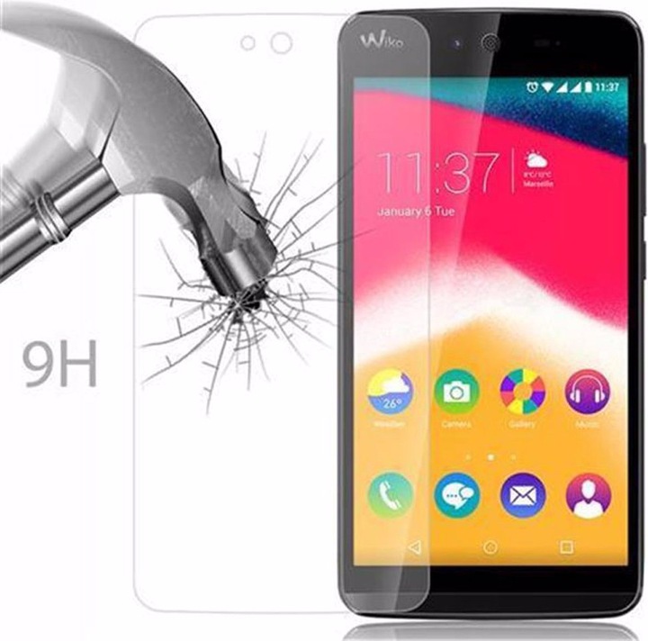 Actual product image Cadorabo Display protection glass (1 Piece, Wiko Rainbow Jam)