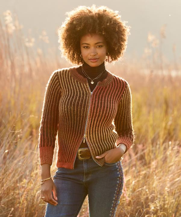 Produktbild Joe Browns Ribbed Zip Up Cardigan (40)