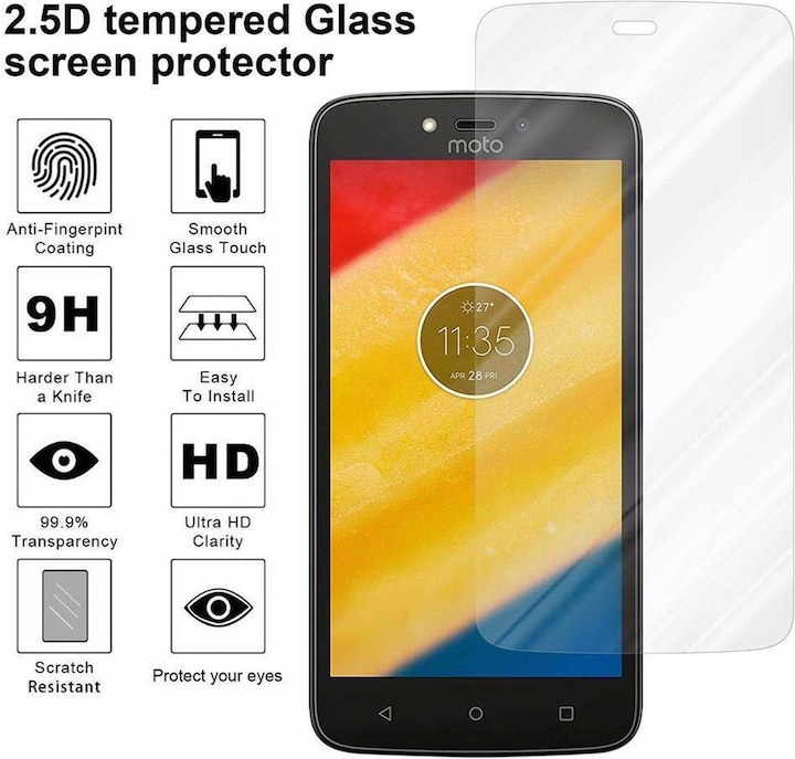 Produktbild Cadorabo Displayschutzglas (1 Stück, Motorola Moto C)
