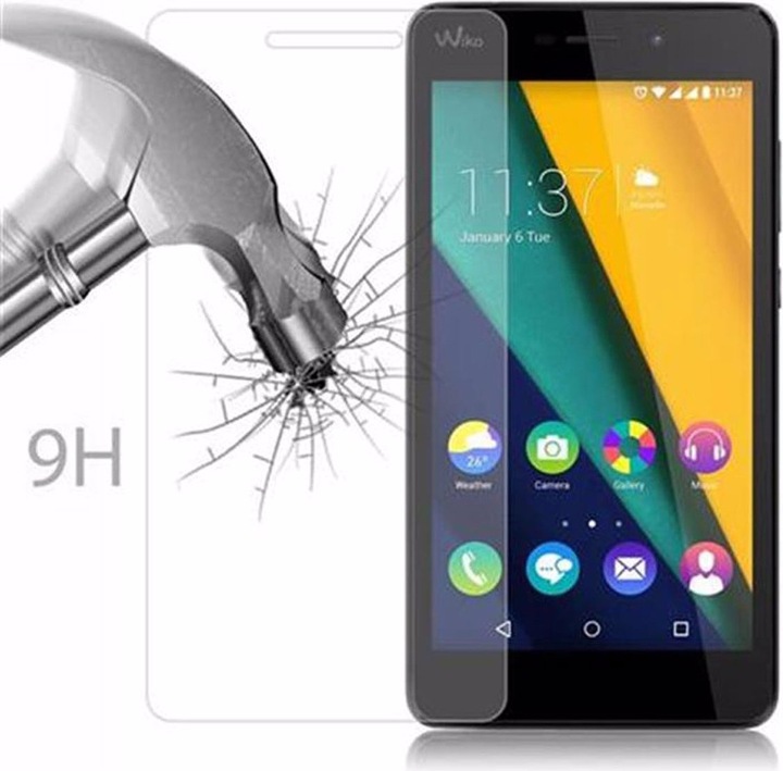 Actual product image Cadorabo Display protection glass (1 Piece, Wiko Ridge Fab)