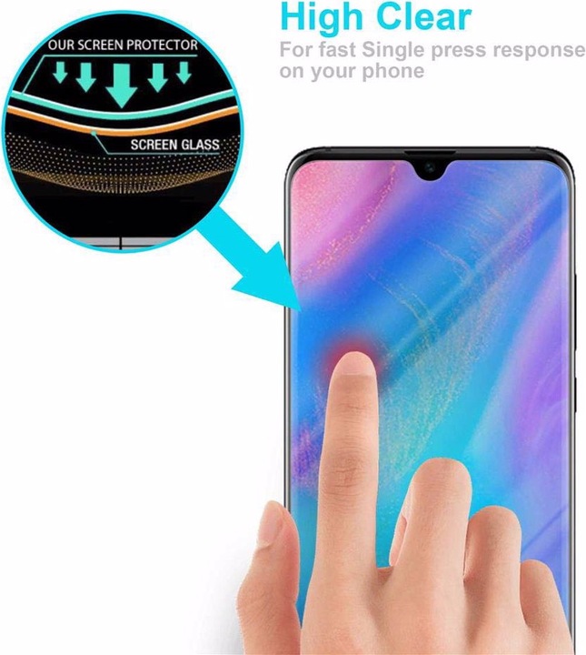 Produktbild Cadorabo Displayschutzglas (1 Stück, Huawei P30 Pro)