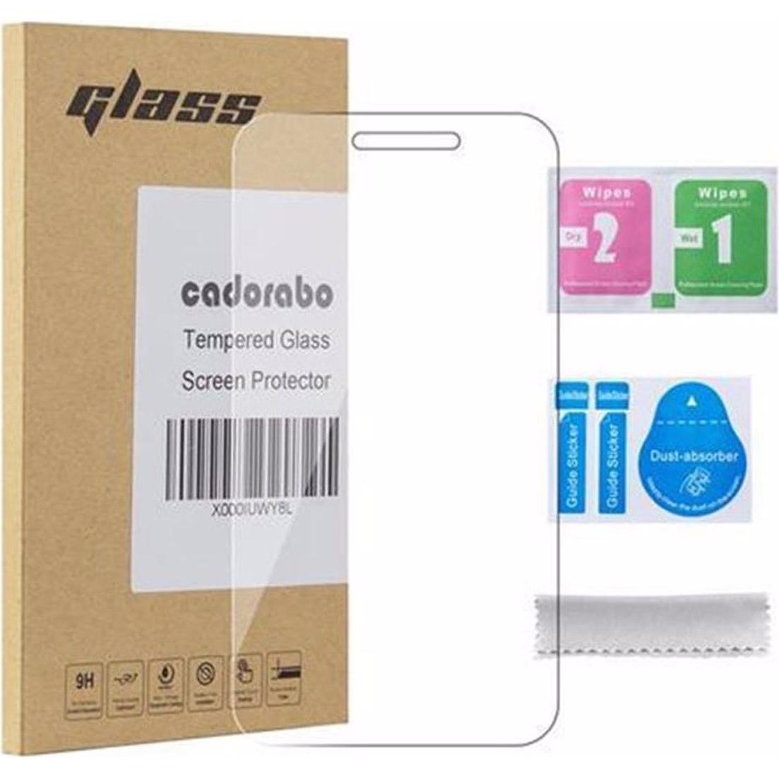 Cadorabo Displayschutzglas (1 Stück, Alcatel Pixi 3), Smartphone Schutzfolie, Transparent