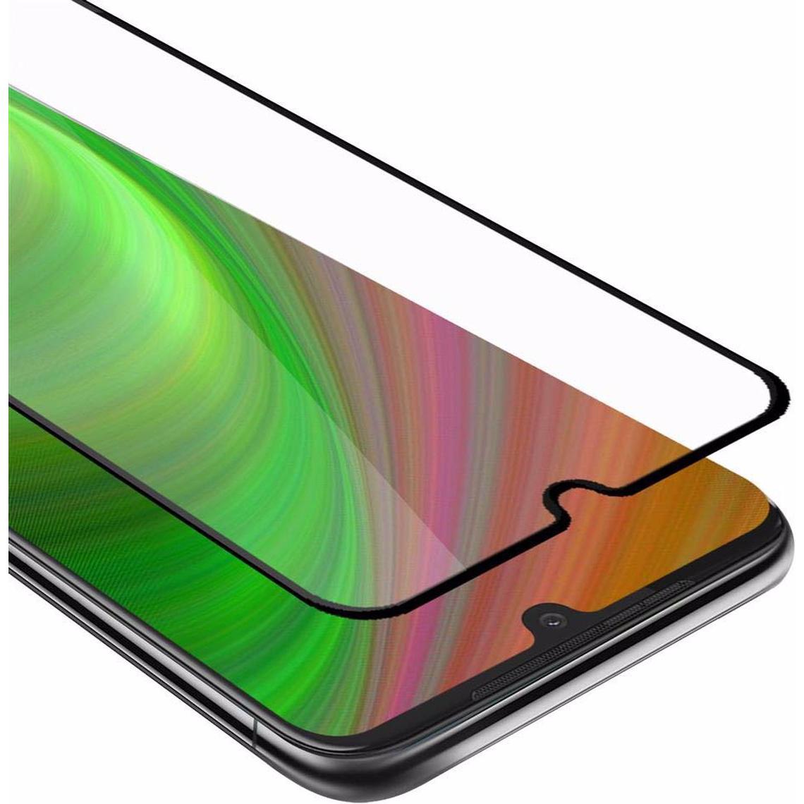 Cadorabo Vollbild Displayschutzglas (1 Stück, Motorola Moto G8 Plus), Smartphone Schutzfolie, Schwarz