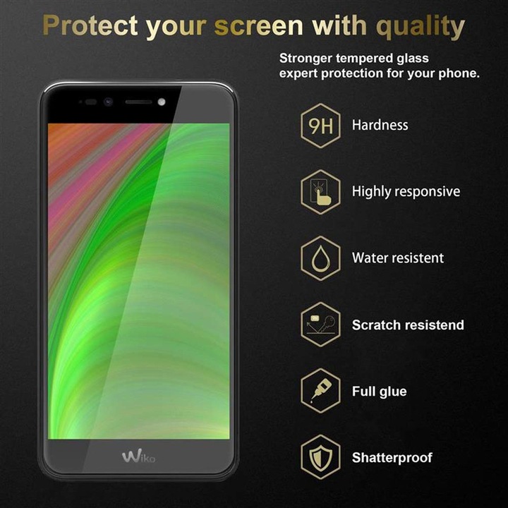 Produktbild Cadorabo Displayschutzglas (1 Stück, Wiko Upulse Lite)