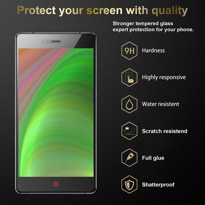 Produktbild Cadorabo Displayschutzglas (1 Stück, ZTE Nubia Z9 Max)