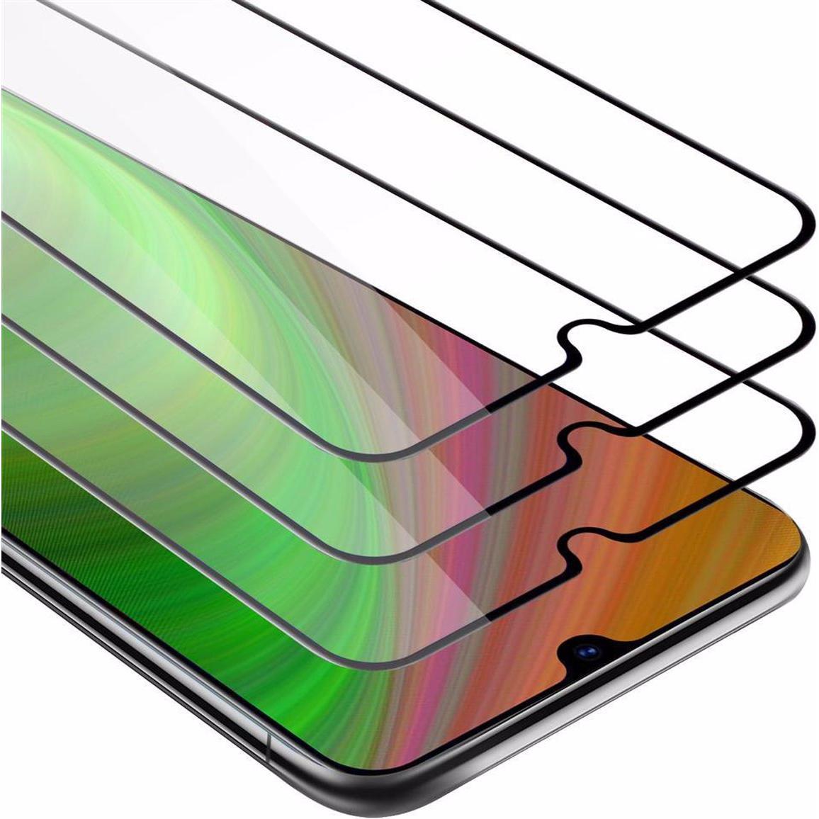 Thumbnail - Cadorabo Vollbild Displayschutzglas (3 Stück, Samsung Galaxy A80), Smartphone Schutzfolie, Schwarz