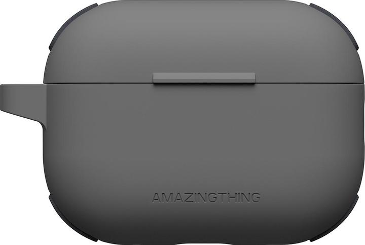 Image du produit Amazingthing Omni Case für AirPods Pro 2, Silikonhülle, Schwarz (Couvercle de l'étui de chargement)