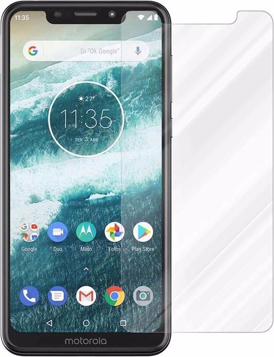 Produktbild Cadorabo Displayschutzglas (1 Stück, Motorola P30 Play, OnePlus X)