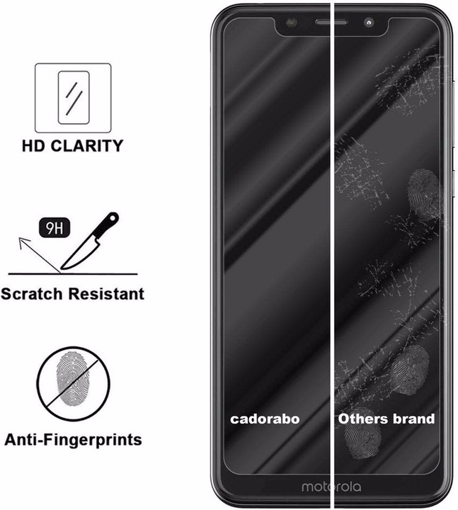 Immagine prodotto Cadorabo Vetro di protezione del display (1 Pezzo/i, Motorola Moto One Zoom)