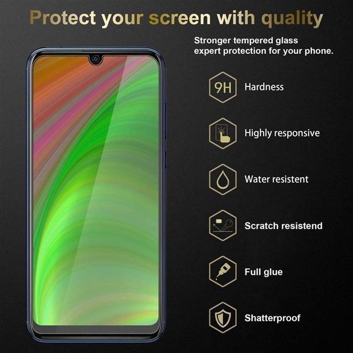 Produktbild Cadorabo Displayschutzglas (1 Stück, Wiko View 3)