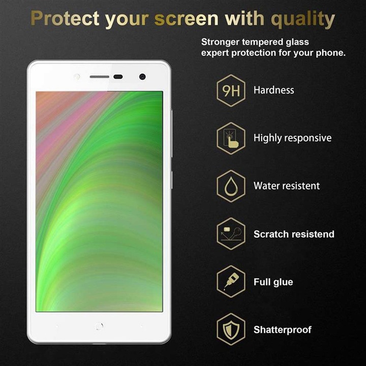 Actual product image Cadorabo Display protection glass (1 Piece, ZTE Blade L7)