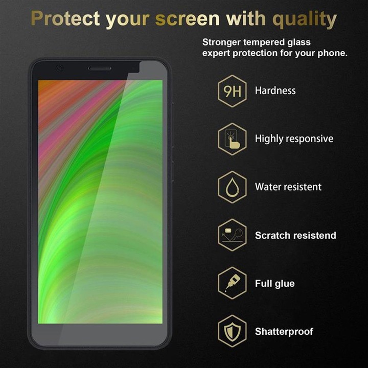 Produktbild Cadorabo Displayschutzglas (1 Stück, ZTE Blade A3)