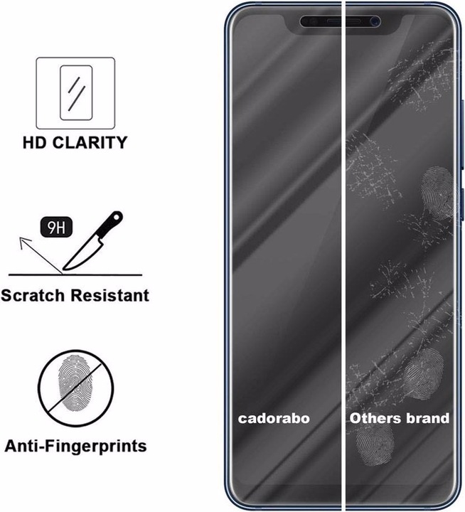 Produktbild Cadorabo Displayschutzglas (1 Stück, ZTE Axon 9 Pro)
