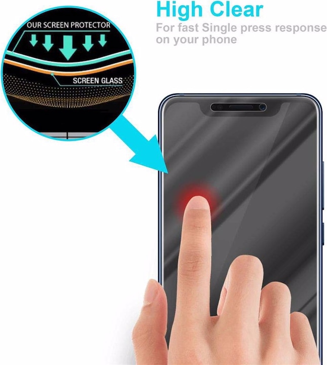 Produktbild Cadorabo Displayschutzglas (1 Stück, ZTE Axon 9 Pro)
