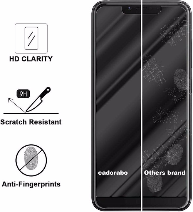 Produktbild Cadorabo Displayschutzglas (1 Stück, Wiko View 2 Plus)