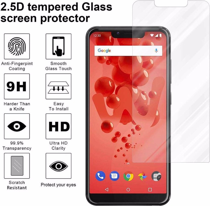 Produktbild Cadorabo Displayschutzglas (1 Stück, Wiko View 2 Plus)