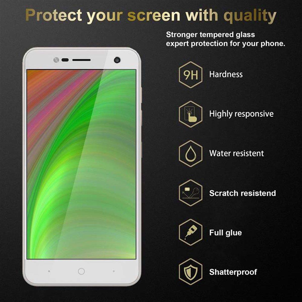 Thumbnail - Cadorabo Displayschutzglas (1 Stück, ZTE Blade V8 Mini), Smartphone Schutzfolie, Transparent