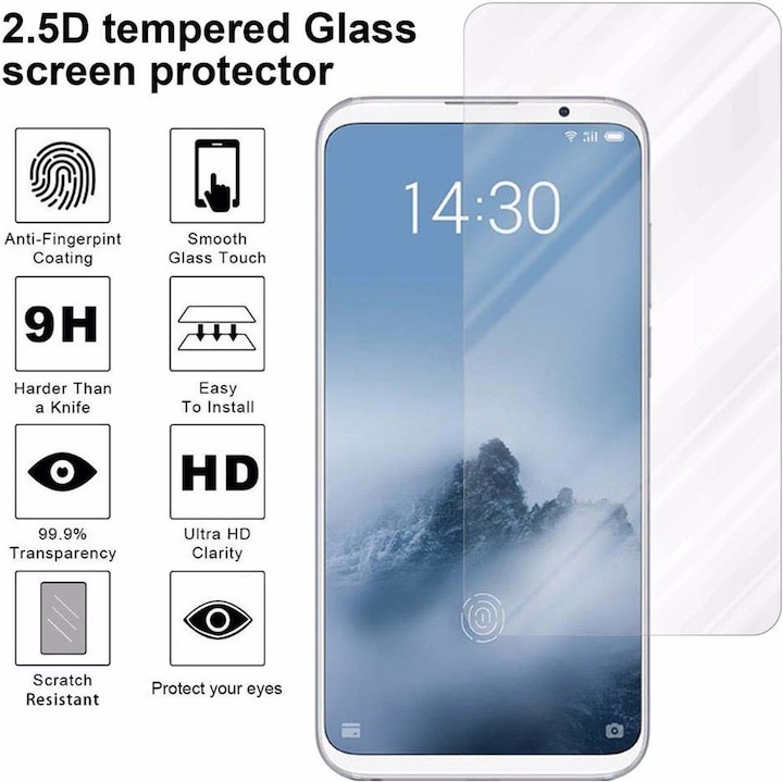 Produktbild Cadorabo Displayschutzglas (1 Stück, Meizu 16th)