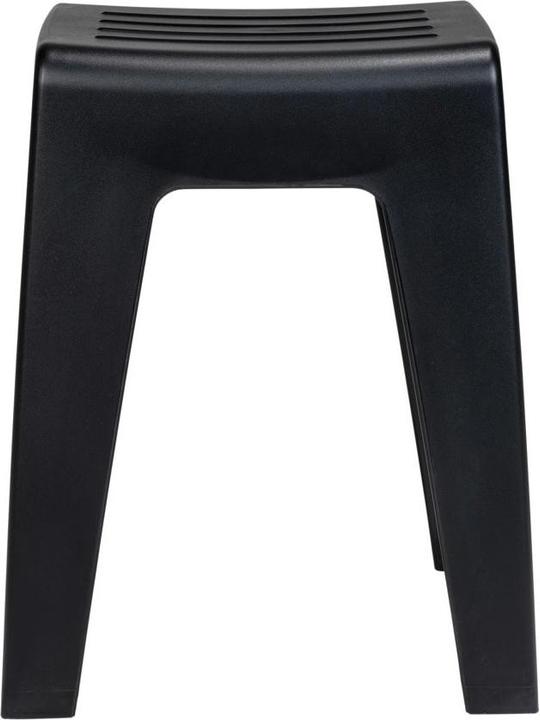 Actual product image Wenko Bathroom stool Kumba black matt