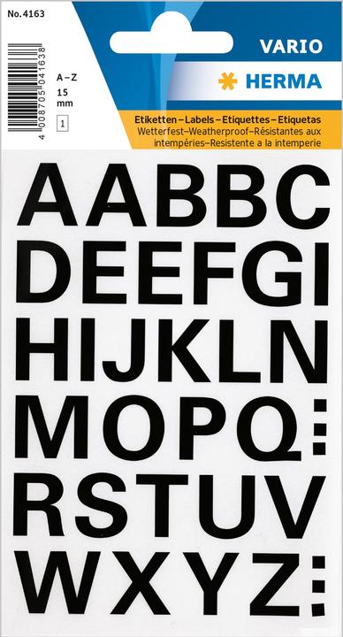 Produktbild HERMA Buchstaben Etiketten