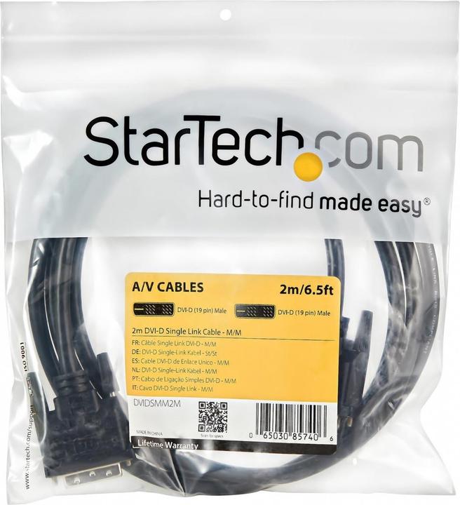 Produktbild StarTech Dvi — Dvi (2 m, DVI)
