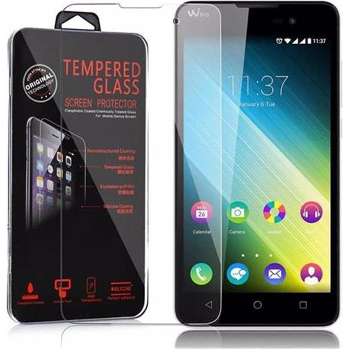 Cadorabo Displayschutzglas (1 Stück, Wiko Lenny 2), Smartphone Schutzfolie, Transparent