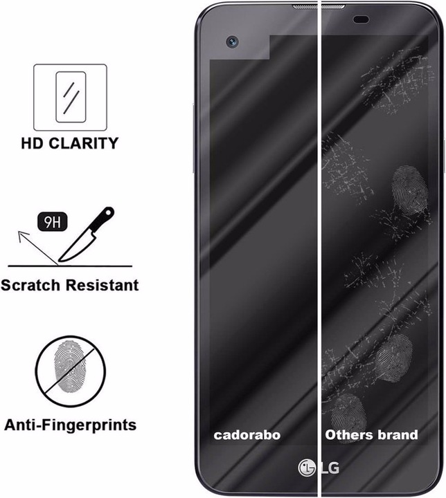Actual product image Cadorabo display protection glass (1 Piece, LG X Screen)