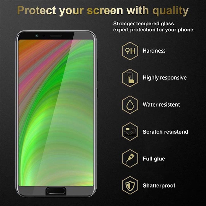 Produktbild Cadorabo Displayschutzglas (1 Stück, Honor View 10)