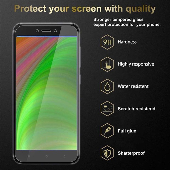 Produktbild Cadorabo Displayschutzglas (1 Stück, Xiaomi Redmi 5A)