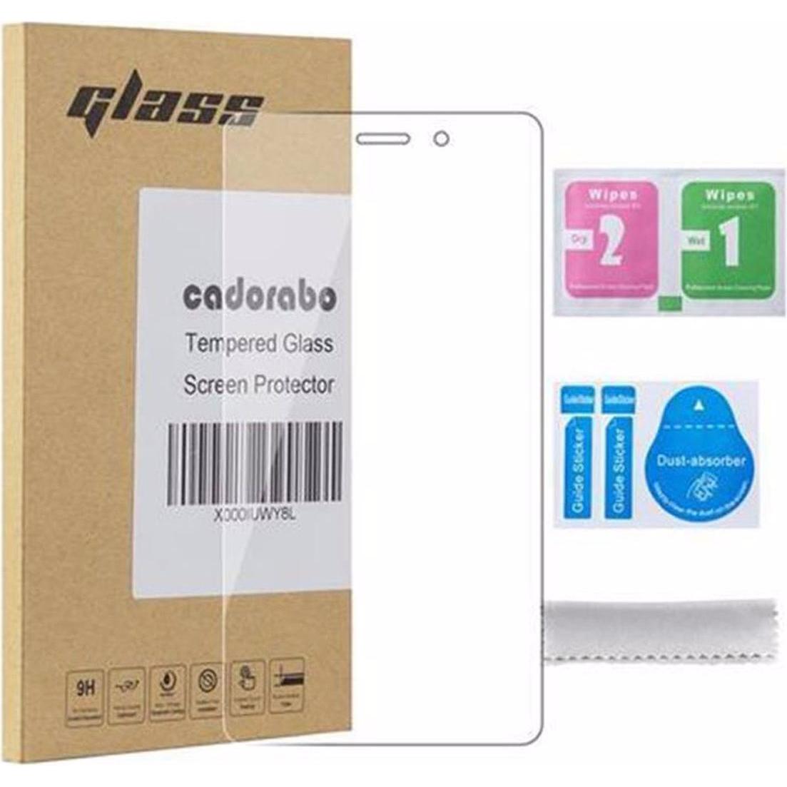Cadorabo Displayschutzglas (1 Stück, Wiko Slide 2), Smartphone Schutzfolie, Transparent